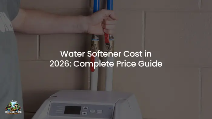 Water softener control head, titled Water Softener Cost in 2026: Complete Price Guide