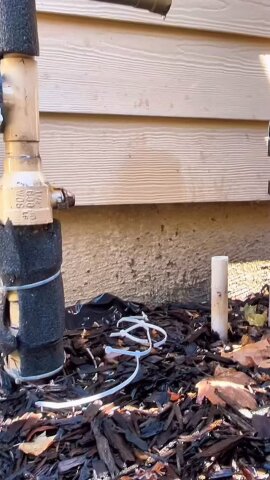 Replacing a broken sprinkler shut off valve